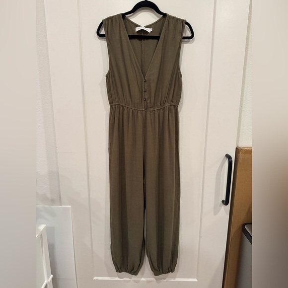 Nectar Clothing Pants - Jumpsuit sleeveless olive green Size Large NWT
